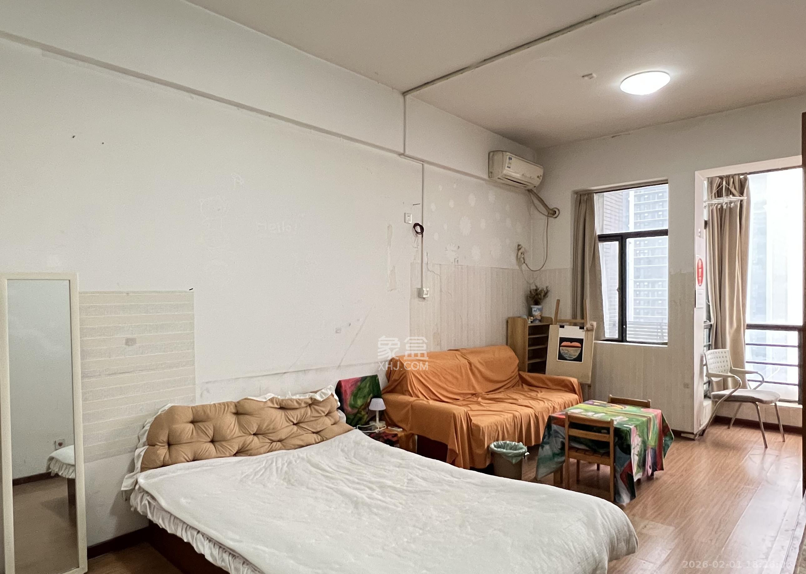 YO领域（领御大厦）  1室1厅1卫    1500.0元/月