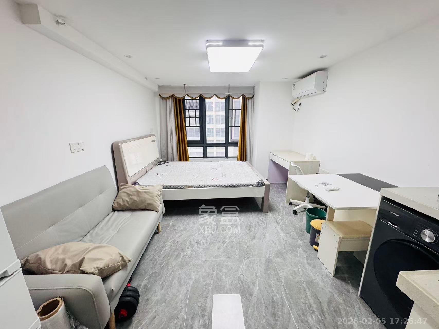 清控湖山雅居北区  1室1厅1卫    1200.0元/月