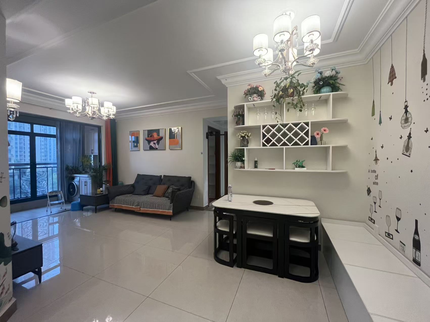 恒大绿洲  2室2厅1卫    1600.0元/月