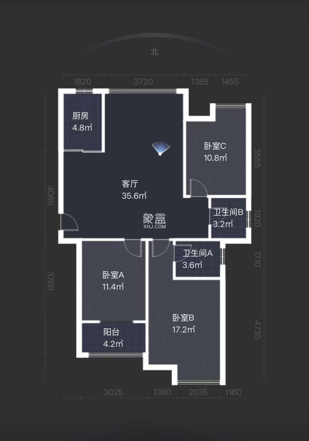 西郡佳园  3室2厅2卫    45.8万