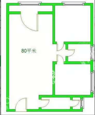 南湖国际2期  2室1厅1卫   2300.00元/月室内图1