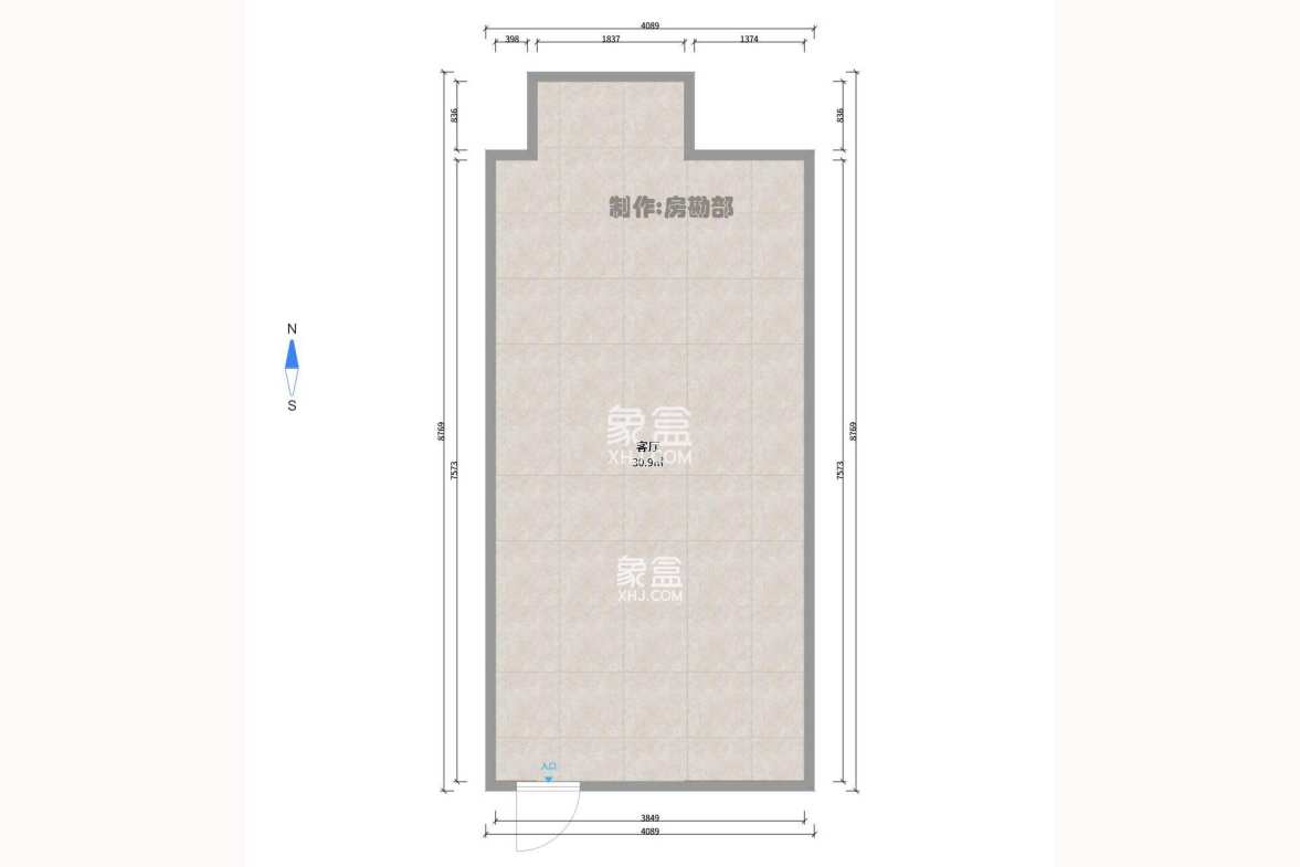 新世界广场  1室1厅1卫    1500.0元/月室内图1