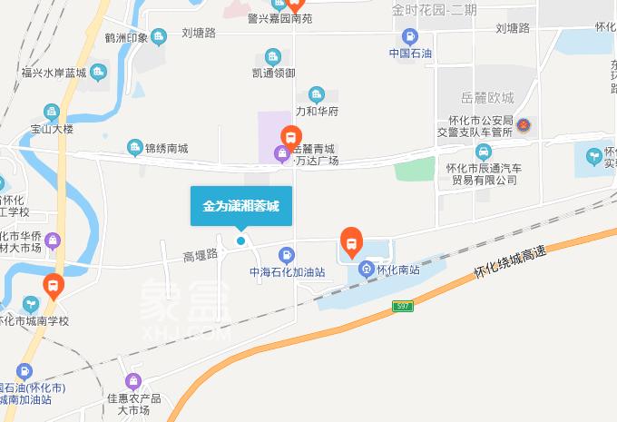 金为潇湘蓉城：毗邻高铁站，交通便利，均价5500 元/㎡起售!