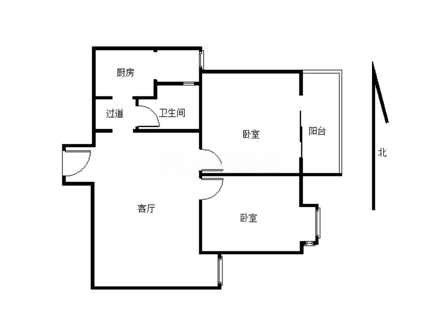 中铁丶西子香荷  2室2厅1卫   198.00万