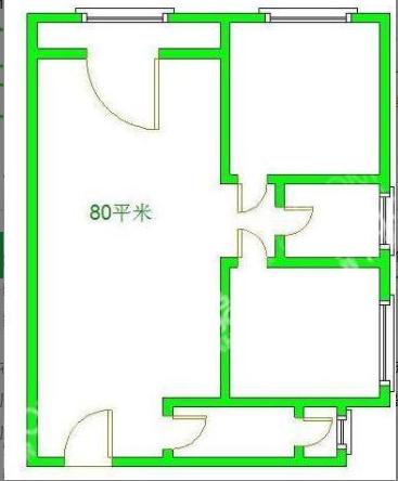 南湖锦苑  2室1厅1卫   1500.00元/月室内图1