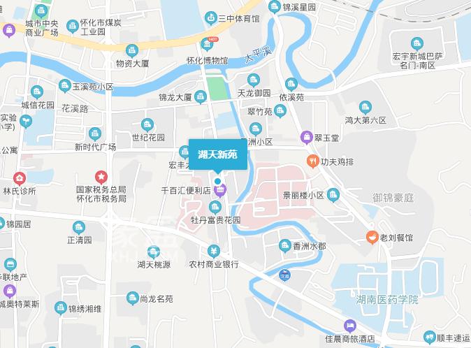 湖天新苑：毗邻怀化市中医院，社区氛围和谐、友善!