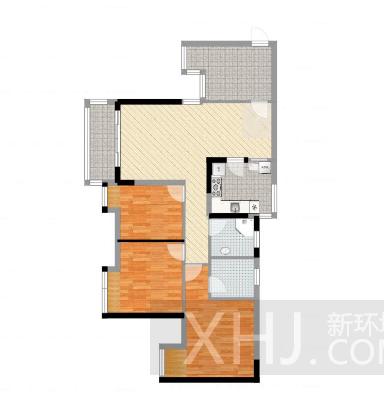 清凤时代城  2室1厅1卫   83.00万