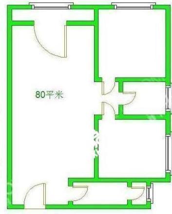 戛纳滨江  1室1厅1卫   1900.00元/月室内图1