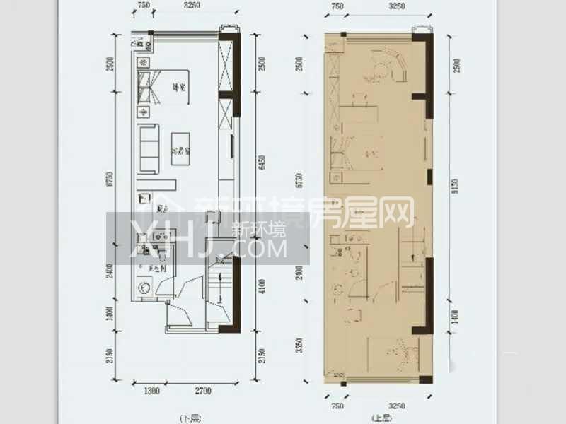 保利星座  1室1厅1卫   1500.00元/月室内图1