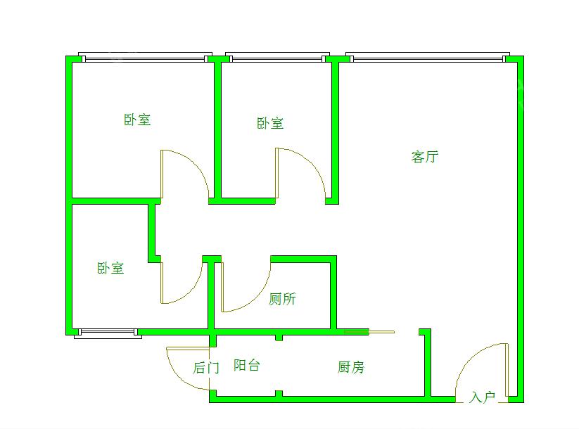 东原时光道  2室2厅1卫   2400.00元/月室内图1