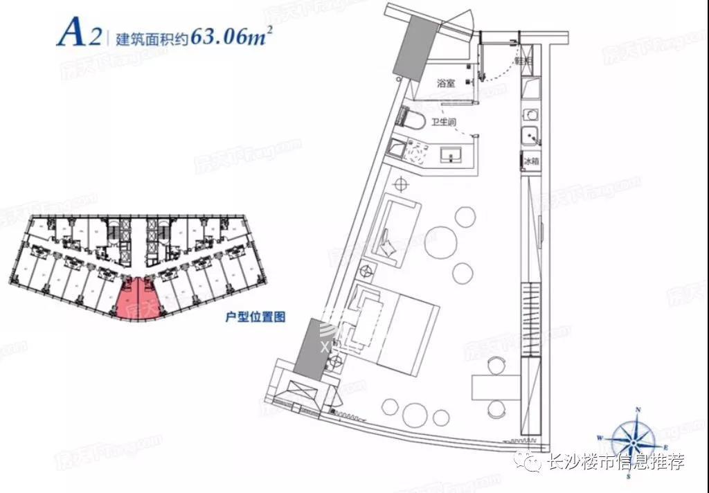 中国铁建洋湖壹品（中国城建家园）户型图