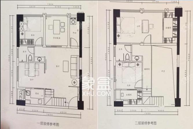 才子城户型图