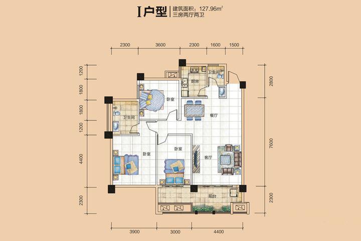 奥莱名邸户型图