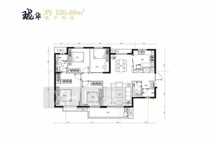 万科金域蓝湾户型图