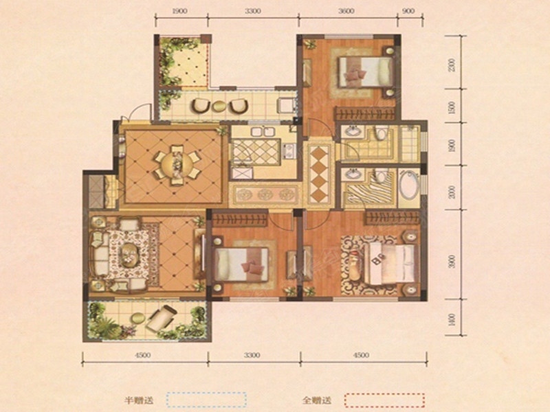 奥克斯缔壹城户型图