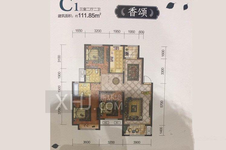 金地自在城户型图
