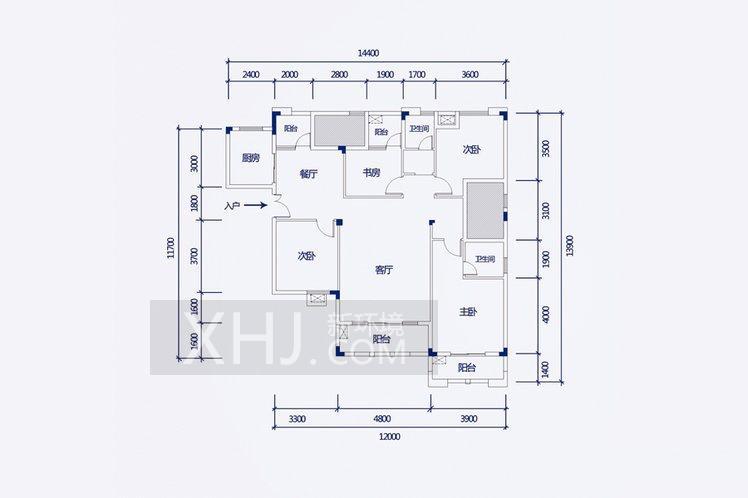 房聚云台府户型图