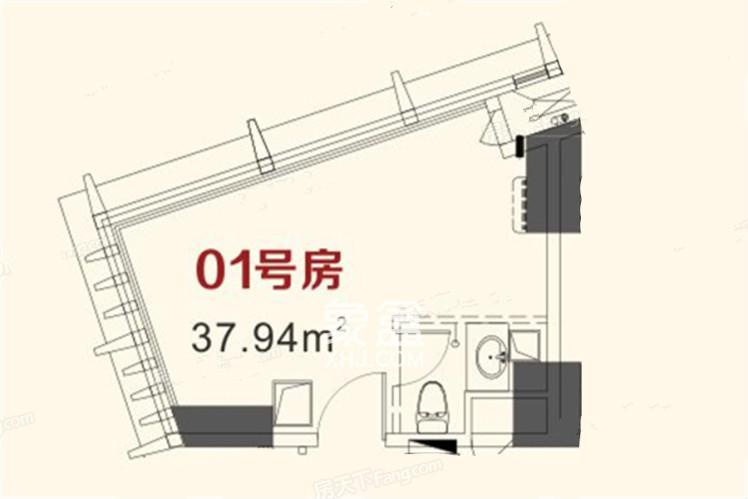 中国铁建洋湖壹品（中国城建家园）户型图