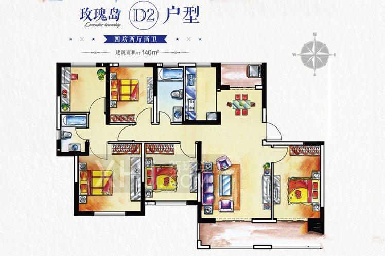 绿地香树花城户型图