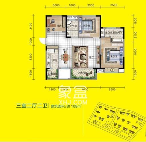 潇湘奥林匹克花园户型图