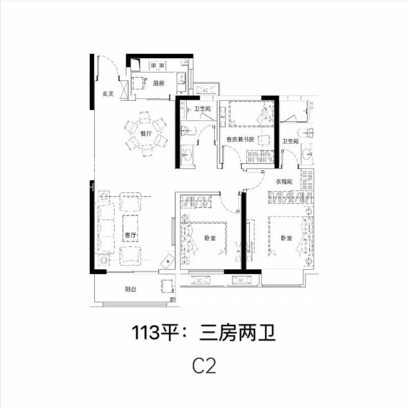 阳光城尚东湾户型图