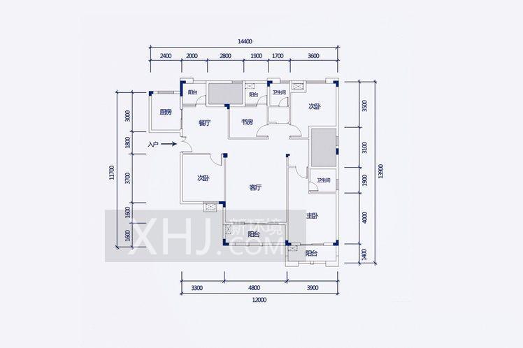 房聚云台府户型图