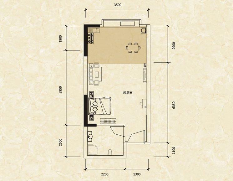 蓝湾国际广场户型图