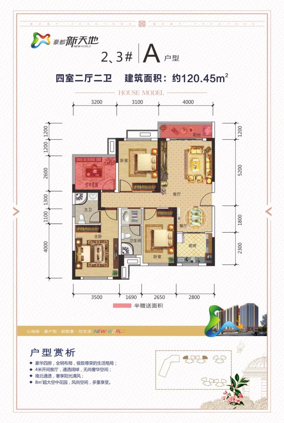 豪都新天地户型图