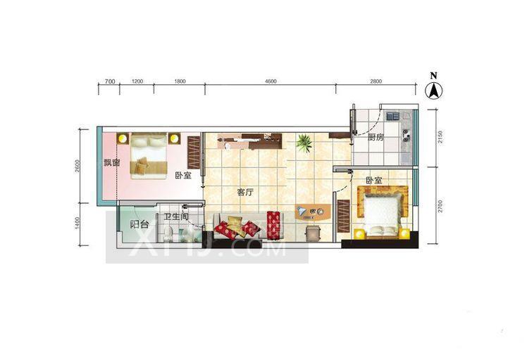 方略90公馆户型图