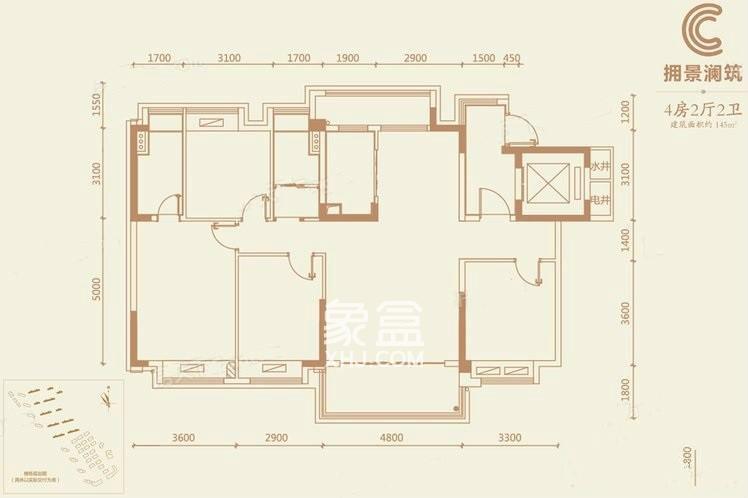 碧桂园高尔夫花园户型图