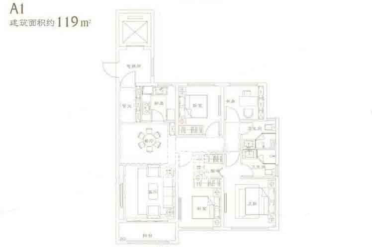 建发央著户型图