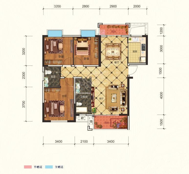 中国铁建18公馆（常青嘉苑）户型图