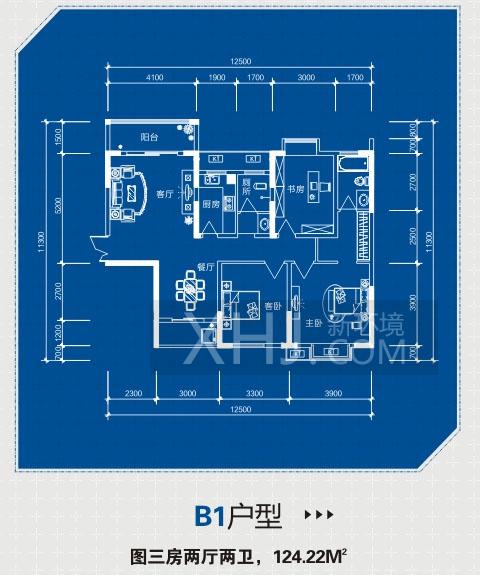 荣升家园（湘江熙岸）户型图