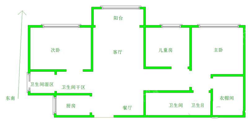 融科天城三期户型图