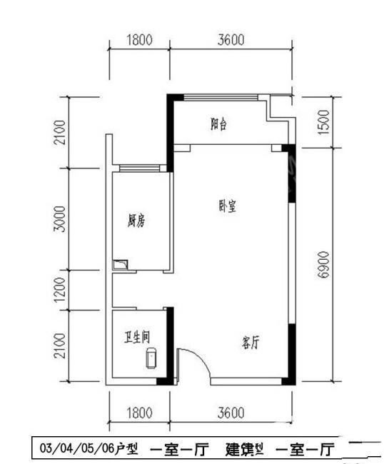 华晨栗雨香堤户型图