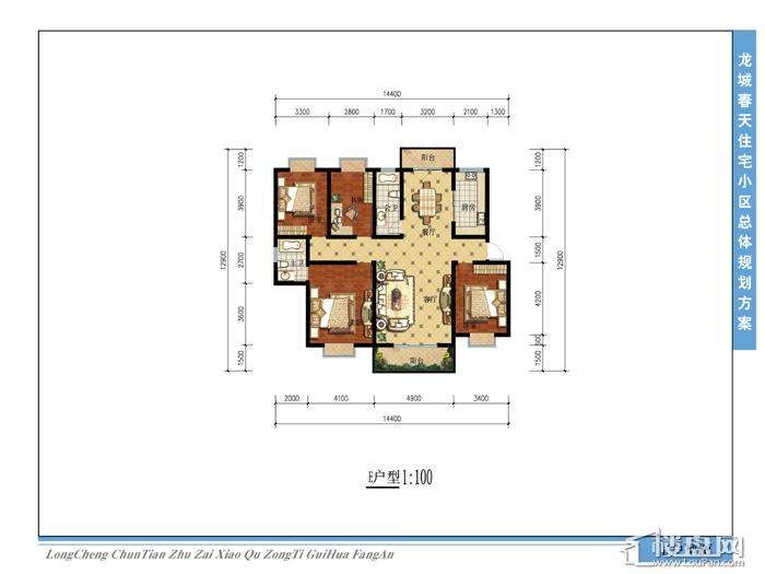 龙城春天二期户型图