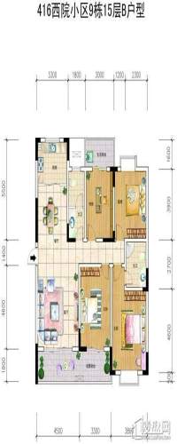 416西院住宅小区户型图