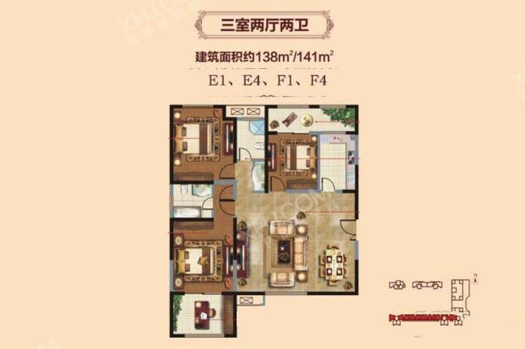 天丰东环广场户型图