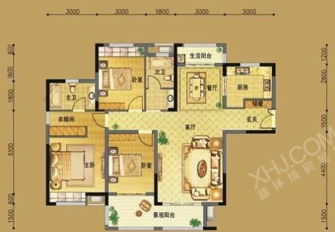 三一·翡翠湾户型图