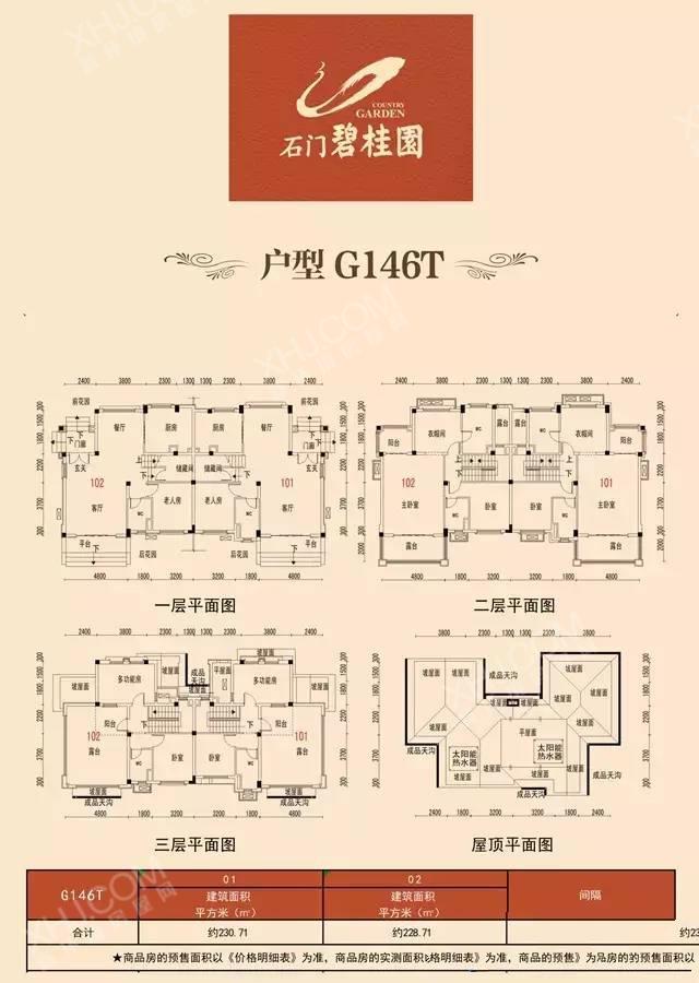 石门碧桂园户型图