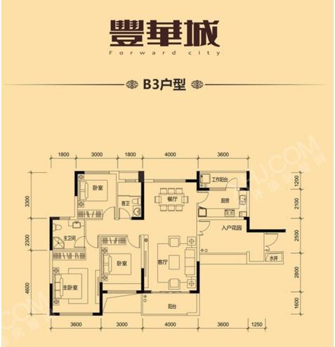 丰华城户型图