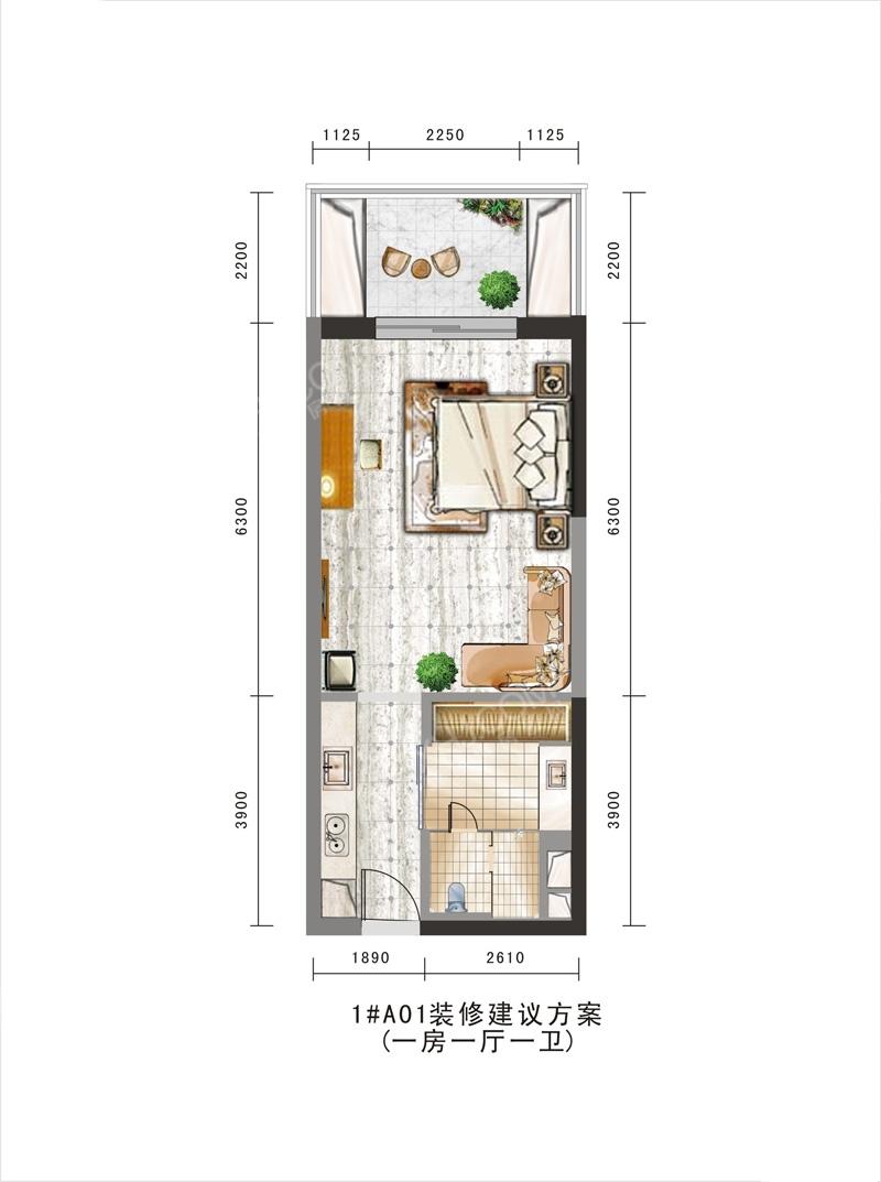 天利龙腾湾 户型图