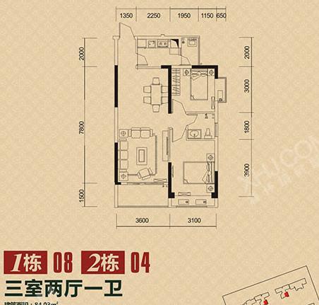  锦绣欣城户型图