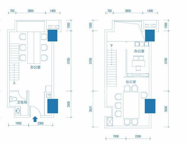 金钟SOHO时代公寓户型图