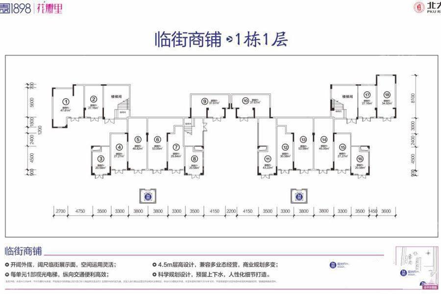 北大资源公园1898花瓣里户型图