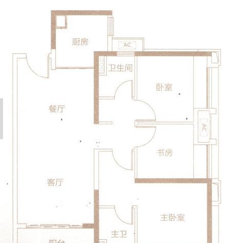 保利·葉公馆户型图