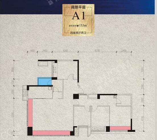 首开龙湖紫宸香颂户型图