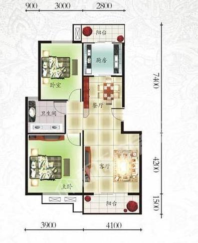 北城明珠户型图