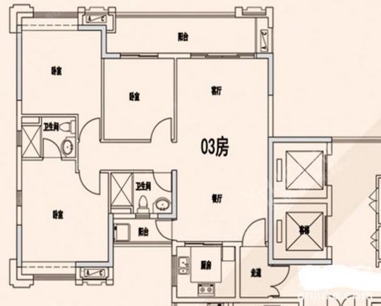 嘉御豪庭户型图