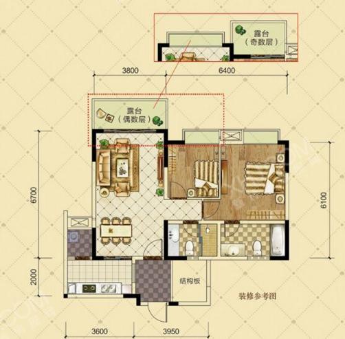 富豪公馆户型图